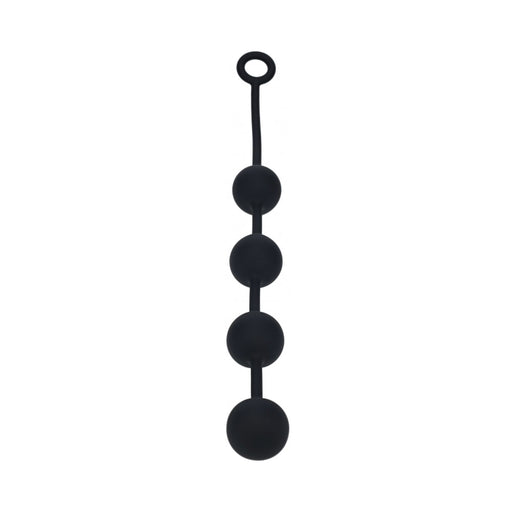 LEVELZ Round Silicone Anal Balls XLarge 50mm Black