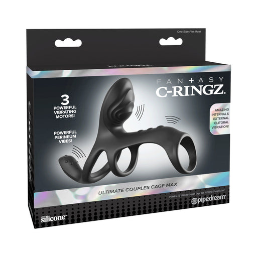 Fantasy C-Ringz Ultimate Couples Cage Max Black