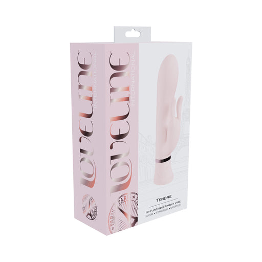 Loveline Tendre Rechargeable Silicone Rabbit Vibrator Pink