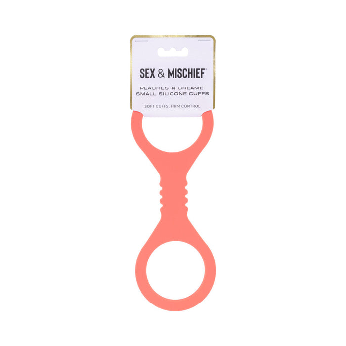 Sportsheets Sex & Mischief Peaches ''n CreaMe Small Silicone Cuffs