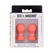 Sportsheets Sex & Mischief Peaches ''n CreaMe Silicone Nipple Suckers