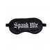 Ouch! Spank Me Printed Mask Satin Black