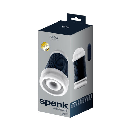 VeDO Spank Rechargeable Vibrating Stroker Clear