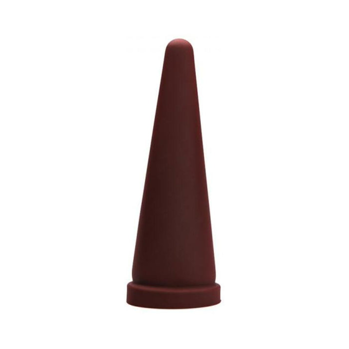 Tantus Cone Large Firm - Oxblood | cutebutkinky.com