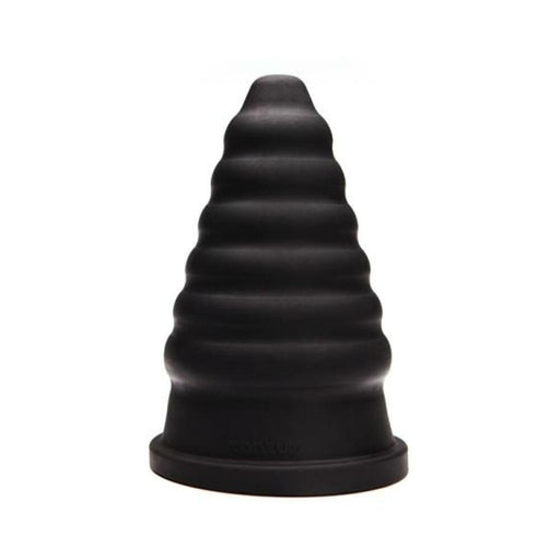 Tantus Cone Ripple - Black | cutebutkinky.com
