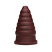 Tantus Cone Ripple Firm - Oxblood | cutebutkinky.com