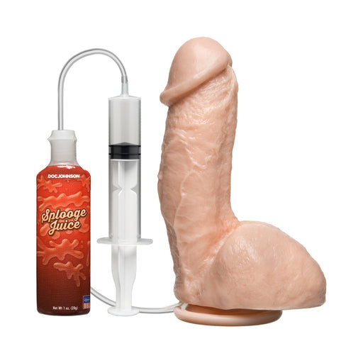 The Amazing Squirting Realistic Cock Beige | cutebutkinky.com