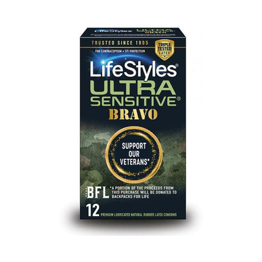 Lifestyles Ultra Sensitive Bravo - Pack Of 12 | cutebutkinky.com