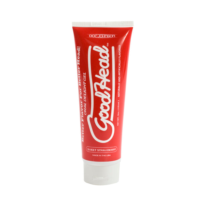 GoodHead Oral Delight Gel Sweet Strawberry 4oz | cutebutkinky.com