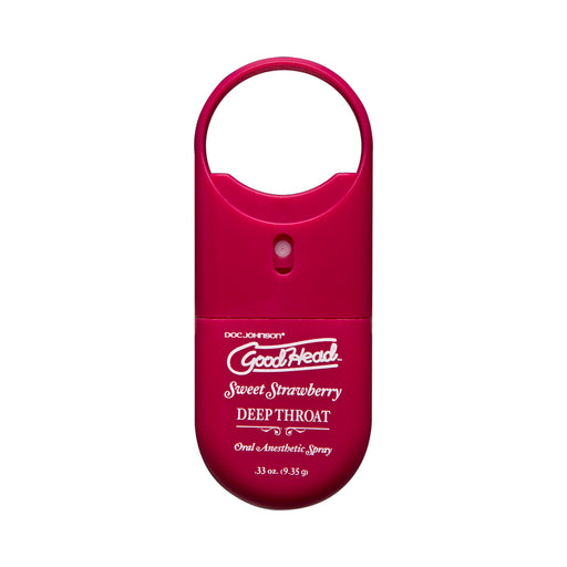Goodhead Deep Throat To Go Strawberry Spray | cutebutkinky.com
