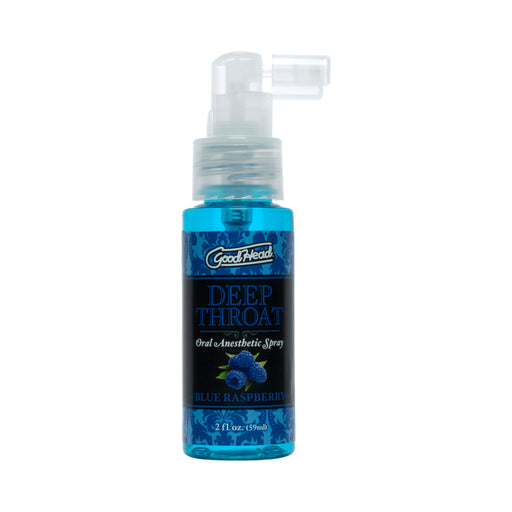 Goodhead Deep Throat Spray Blue Raspberry | cutebutkinky.com