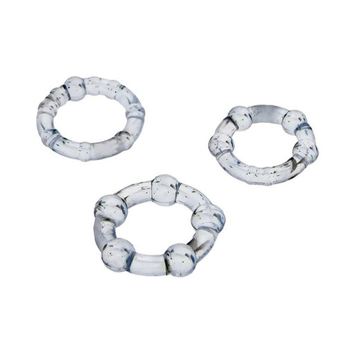 A&e Triple Erection System Set Of 3 Cock Rings Clear | cutebutkinky.com