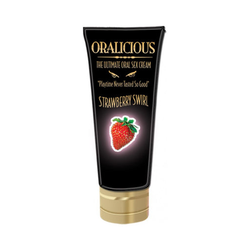 Oralicious Oral Sex Cream Strawberry 2oz | cutebutkinky.com
