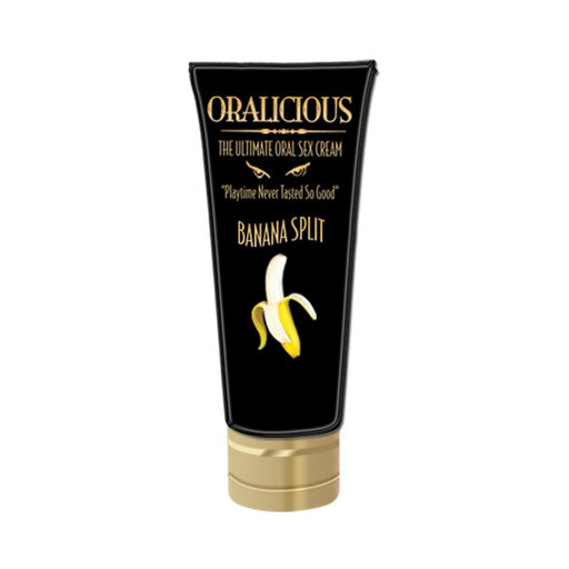 Oralicious Ultimate Oral Sex Cream 2oz Banana Split | cutebutkinky.com