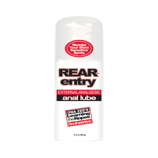 Ona Zees Rear Entry Desensitizing Anal Lube 3.4oz. | cutebutkinky.com