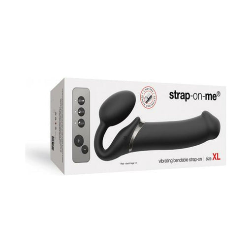 Strap-on-me Vibrating 3 Motor Strapless Strap-on Xl Black | cutebutkinky.com