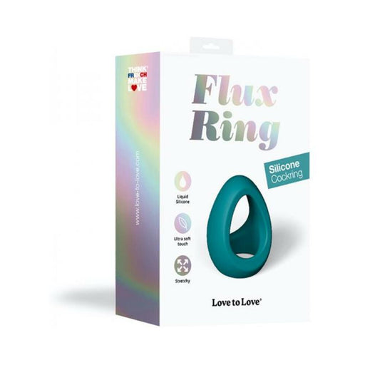 Love To Love Cockring Flux Ring Petrol Blue | cutebutkinky.com