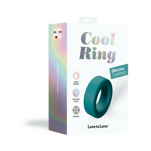 Love To Love Cockring Cool Ring Petrol Blue | cutebutkinky.com