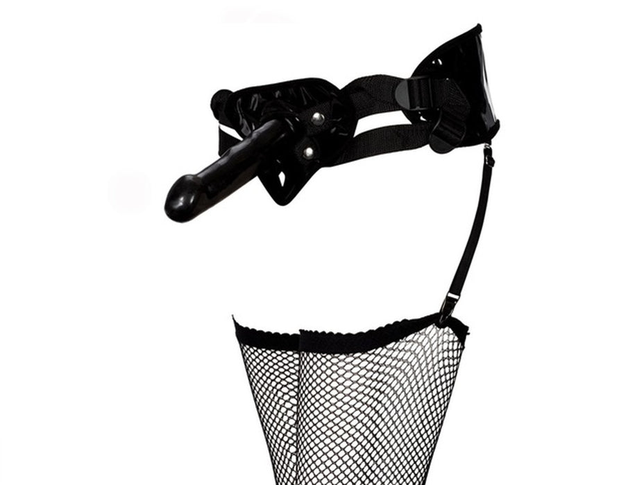 Fetish Fantasy Garter Belt Strap-on Black | cutebutkinky.com