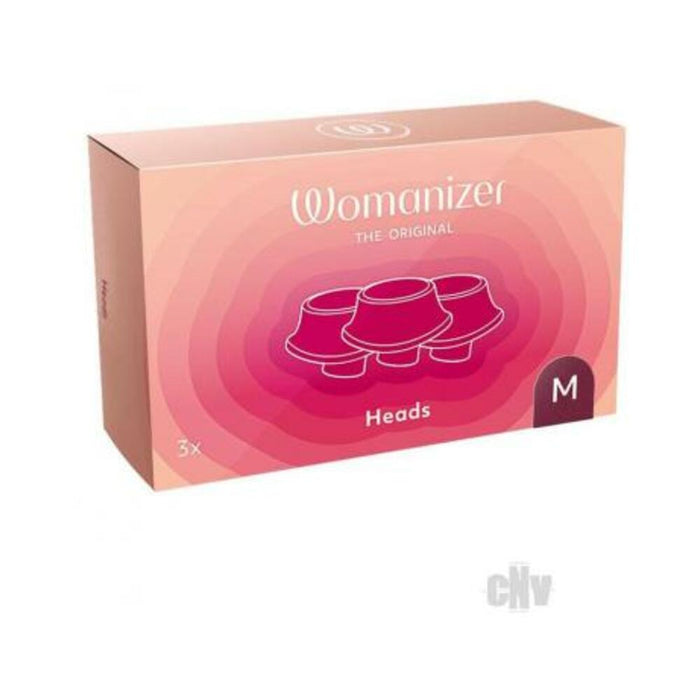 Womanizer Premium & Classic Heads Bordeaux Medium Pack Of 3