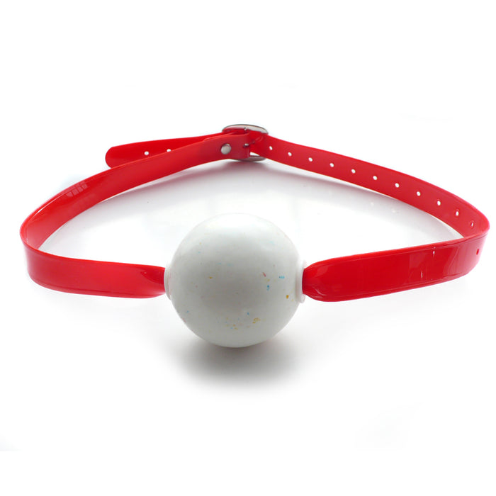 KinkLab Jawbreaker Ball Gag (Red)