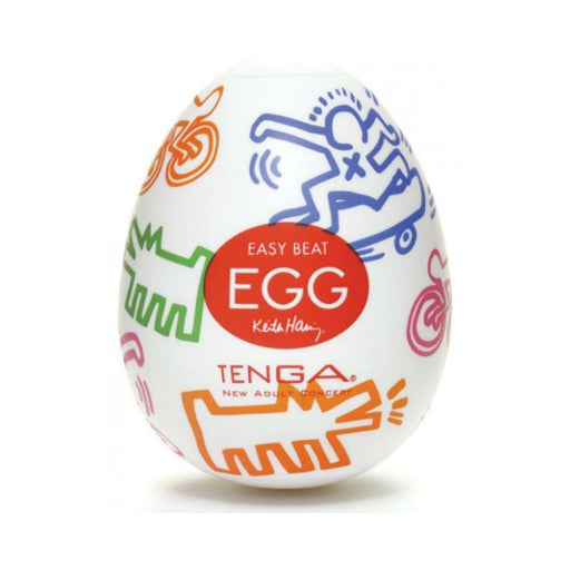 Tenga Keith Haring Easy Beat Egg Street Stroker | cutebutkinky.com