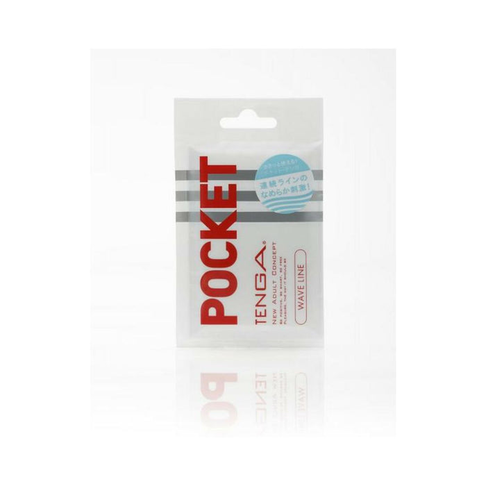 Tenga Pocket Masturbator Sleeve Wavy Line | cutebutkinky.com