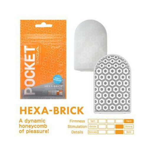 Tenga Pocket Masturbator Sleeve Hexa Brick | cutebutkinky.com