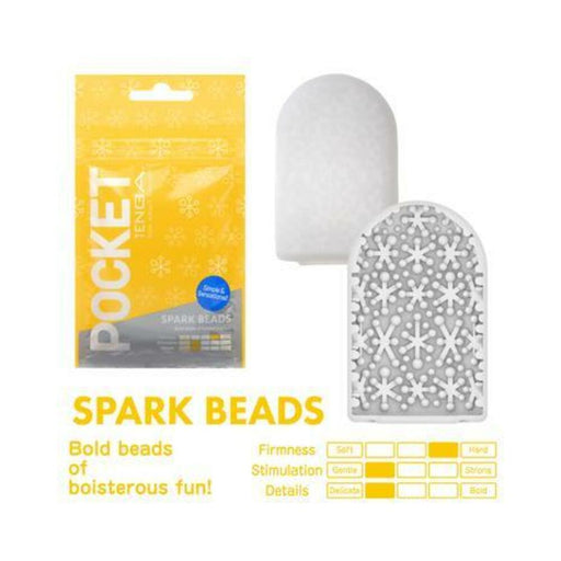Tenga Pocket Masturbator Sleeve Spark Beads | cutebutkinky.com