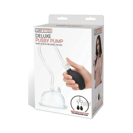 Lux Fetish Deluxe Pussy Pump With Quick-release Valves | cutebutkinky.com