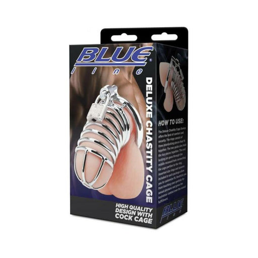 Blue Line Deluxe Chastity Cage | cutebutkinky.com