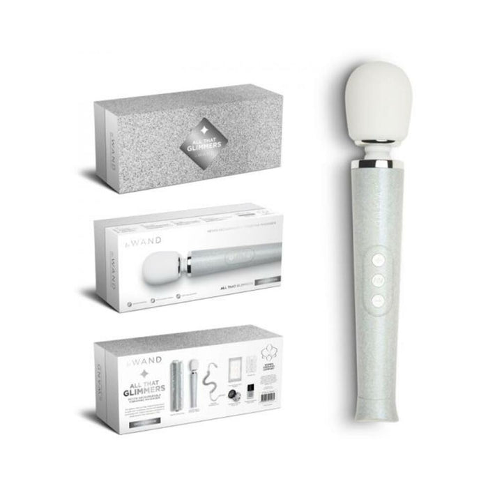 Le Wand All That Glimmers Set White | cutebutkinky.com