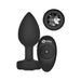 B-vibe Vibrating Jewels - Remote Control - Rechargeable - Black Diamond (m/l) | cutebutkinky.com