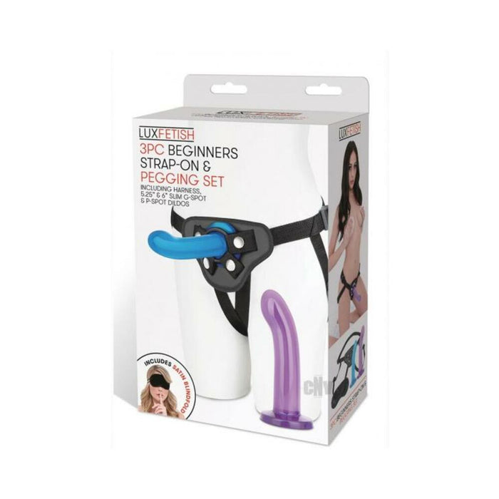 Lux Fetish Beginners Strap-on Pegging Set | cutebutkinky.com