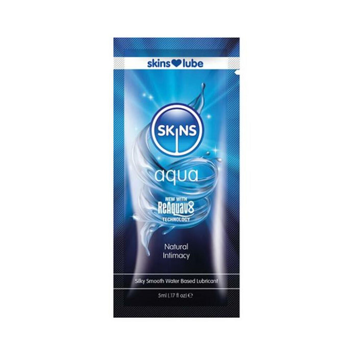 Skins Aqua Water-based Lubricant 5 Ml | cutebutkinky.com