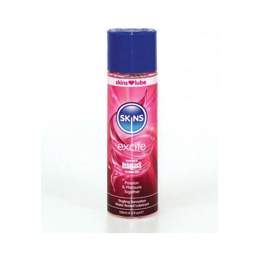 Skins Excite Tingling Water-based Lubricant 4 Oz. | cutebutkinky.com