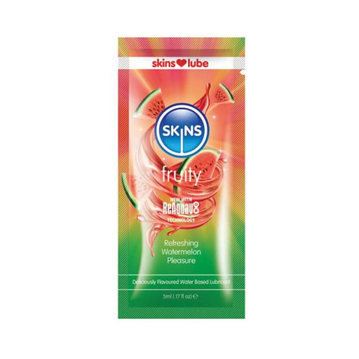 Skins Watermelon Water-based Lubricant 5 Ml | cutebutkinky.com