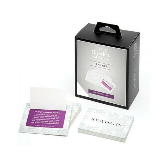Fifty Shades Of Grey Play Nice Date Night Card Game | cutebutkinky.com