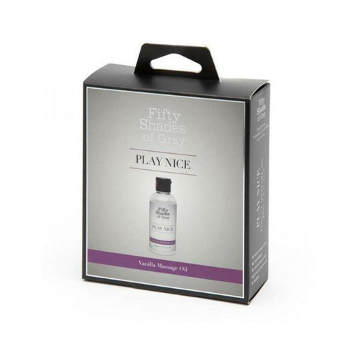 Fifty Shades Of Grey Play Nice Vanilla Massage Oil 90 Ml | cutebutkinky.com