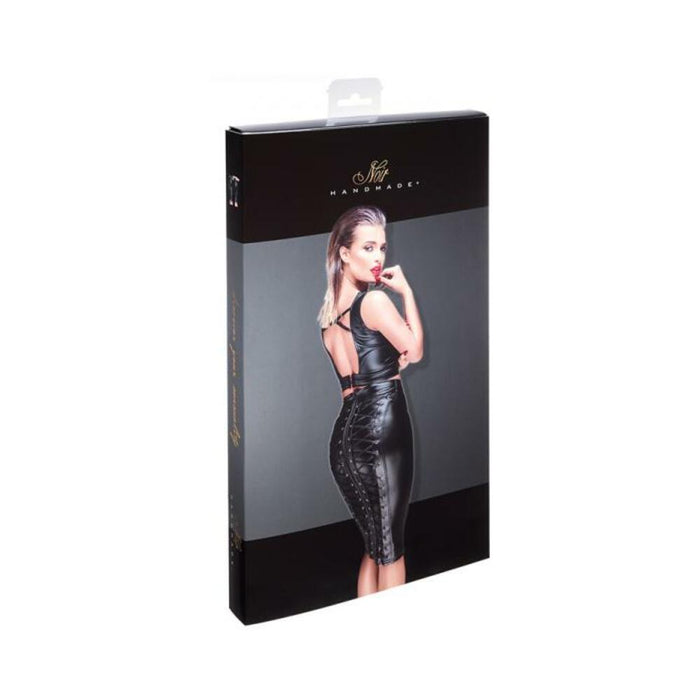 Noir Handmade Powerwetlook Pencil Skirt 3xl | cutebutkinky.com