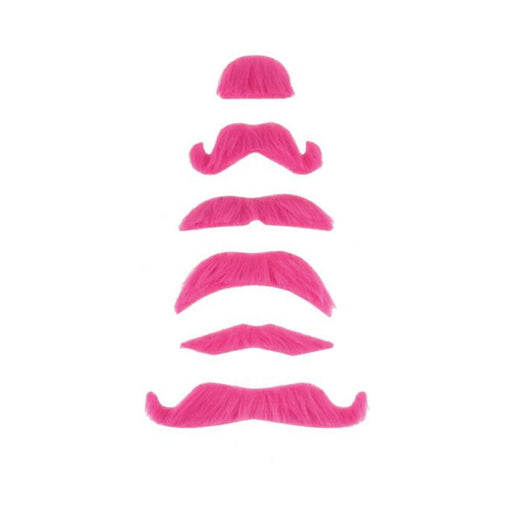 Mustache Party Kit Favors 6 Count Pink | cutebutkinky.com