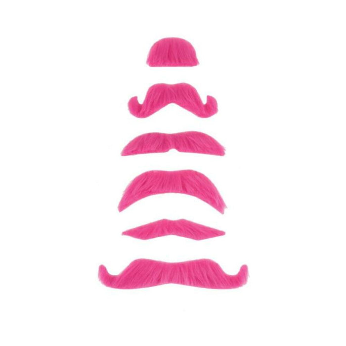 Mustache Party Kit Favors 6 Count Pink | cutebutkinky.com