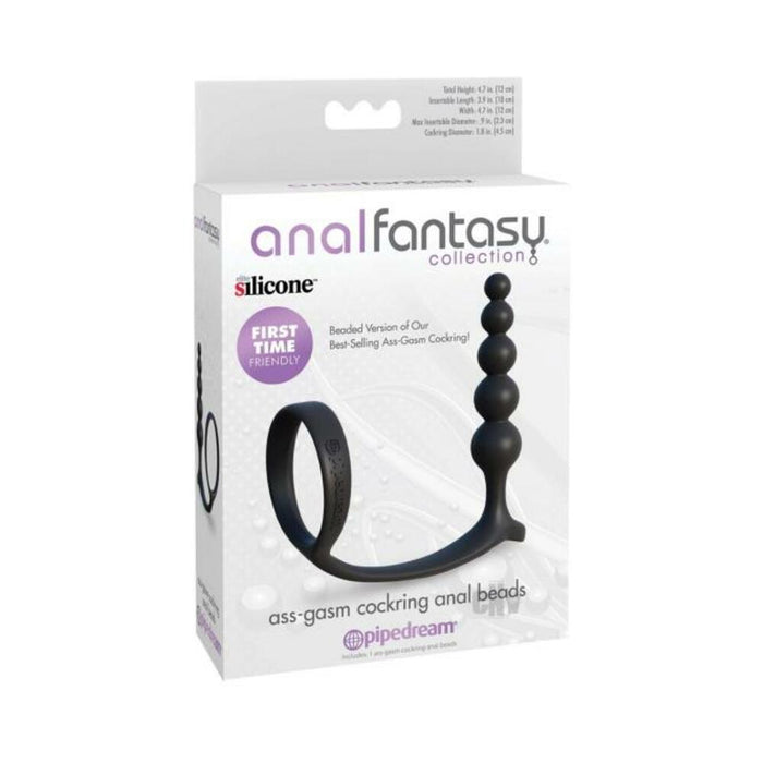 Anal Fantasy Collection Ass-gasm Cockring Anal Beads | cutebutkinky.com