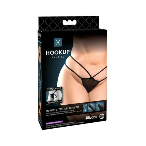 Hookup Remote Triple Teaser Black Fits Size Xl-xxl | cutebutkinky.com