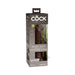 King Cock Elite Silicone Dual-density Cock 7 In. Brown | cutebutkinky.com