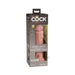 King Cock Elite Silicone Dual-density Cock 8 In. Light | cutebutkinky.com