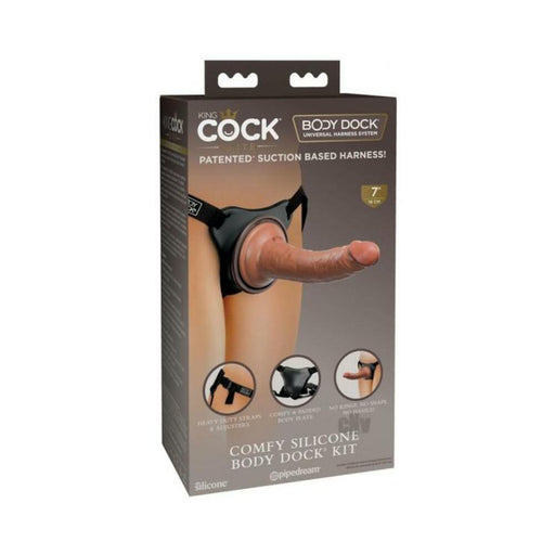 King Cock Elite Comfy Silicone Body Dock Kit | cutebutkinky.com