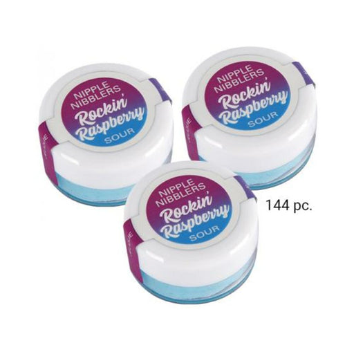 Nipple Nibbler Sour  Tingle Balm Rockin' Raspberry (bulk Pack/144 Pcs) 3 G | cutebutkinky.com
