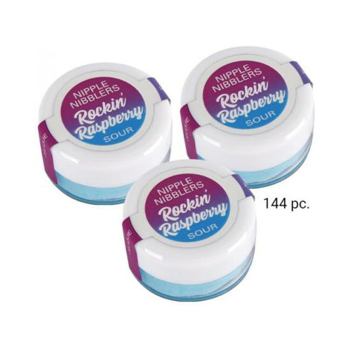 Nipple Nibbler Sour  Tingle Balm Rockin' Raspberry (bulk Pack/144 Pcs) 3 G | cutebutkinky.com