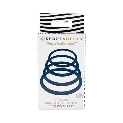 Merge Turquoise O-ring 4-pack | cutebutkinky.com